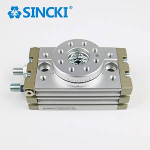 SINCKI MSQB Series Solid Pneumatic Rotary Table <strong>Actuator</strong> 0/180 Degrees Swing Air Rotary Cylinder For Machinery Application - Product Image 2