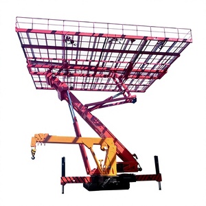 Plateforme de travail aérien sur chenilles hydraulique tout-terrain, hauteur 31m, capacité de charge 4T, avec moteur et boîte de vitesses mobiles, fournie directement par l'usine - Product Image 1