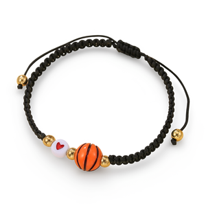 Bracelets tressés faits main NUOXIN en perles, ajustables, unisexes, <span class=keywords><strong>pour</strong></span> le football, le rugby, le baseball, idéaux <span class=keywords><strong>pour</strong></span> les cadeaux (vente en gros) - Product Image 5