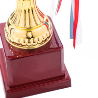 Nouveauté, vente directe d'usine, trophée populaire, plaqué or, 36-46 cm, trophée de football, médailles et trophées électro-plaqués