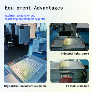 เครื่องตัดไดอะแฟรมฮอร์นเลเซอร์ CO2ระบบ CNC การมองเห็นการเจาะช่องตัดอัตโนมัติสำหรับลำโพงฟิล์มบาง - Product Image 3