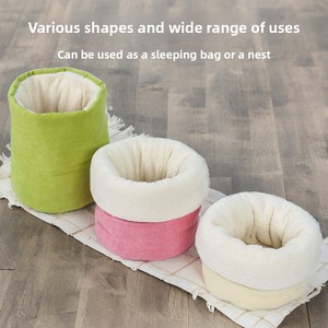 Multifunktionales, Nackenschonendes, Ultra-weiches Rundes Haustierbett, Großes Katzen-Nest, Ultra-weicher Verdickter Stoff-Katzenschlafsack - Product Image 4