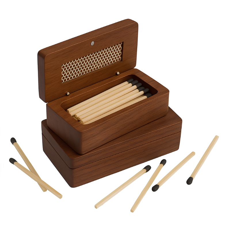 Mila Moya Lot De 80 Allumettes Décoratives En Bois De 10 Cm Allumettes Longues Pour Bougies Et Cheminee Allumettes Avec Tampon Allumettes De Securite Artisanale