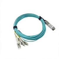 Cable Óptico Activo (AOC) OM3 de 40G QSFP+ a 4x Dual LC (8LC), Modelo QSFP-4LC-AOC para Redes de Operadores