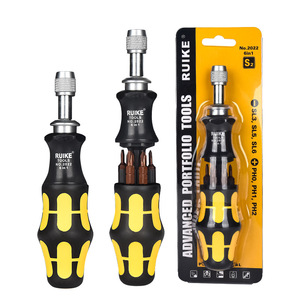 RUIKE 6 In 1 Multi Bit <b>Screwdriver</b> NO.2022 Extendable Adjustable DIY Tool Set - Product Image 5