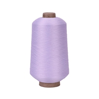 Fil fantaisie texturé à haute élasticité et haute ténacité, 100% polyester DTY teint pour tissu tricoté