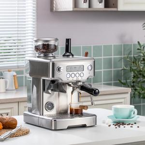 Cafetera Espresso Automática 4 en 1 de 19 Bares con Molinillo, Cafetera Profesional de Acero Inoxidable para Uso Doméstico y Comercial - Product Image 6