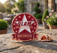 Pins de revers personnalisés en émail, en alliage de zinc, avec logo de marque, badges personnalisés pour cadeaux d'entreprise et souvenirs d'événements