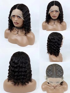 Parrucche per capelli umani in pizzo <span class=keywords><strong>T</strong></span> parrucche per capelli umani con <span class=keywords><strong>onda</strong></span> profonda 100% parrucche per capelli umani frontali in pizzo umano per colore 1b/30 - Product Image 2