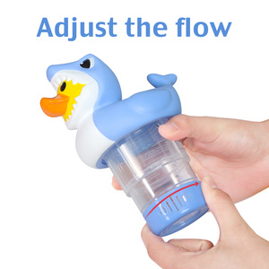 Accesorios para Piscina, Dispensador de Cloro Flotante con Forma de Tiburón y Pato, Dispensadores de Cloro para Piscina, para Tabletas Químicas, Compatible con Tabletas de 1 Pulgada - Product Image 6