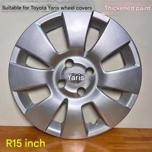 Enjoliveurs <span class=keywords><strong>de</strong></span> <span class=keywords><strong>roue</strong></span> décoratifs en ABS argenté <span class=keywords><strong>de</strong></span> <span class=keywords><strong>15</strong></span> <span class=keywords><strong>pouces</strong></span>, installation facile, pour Yaris 2008-2013, installation par encliquetage, 4 pièces/ensemble - Product Image 3