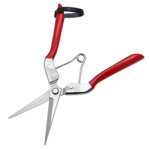 Sécateur de jardin en acier inoxydable, diamètre de coupe de 30 à 50 mm, poignée rouge, pour la cueillette des fruits et l'aménagement paysager - Product Image 2