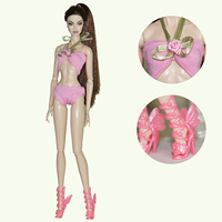 En stock – Ensemble maillot de bain bikini pour poupée Supermodel unisexe – Nouvelle arrivée de haute qualité, export direct du fabricant, chaussures incluses 14