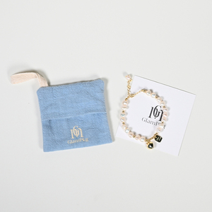 GLAMPKG Custom Logo Pochette Bijoux Jewelry Packing Box Blue Fabric Cotton <b>Gift</b> Jewelry Packaging Small <b>Envelope</b> Pouch Bag - Product Image 4