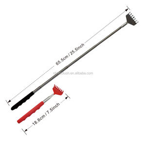 2023 Vente chaude Portable Extensible Dos Grattoir En Acier Inoxydable Télescopique Dos Grattoir - Product Image 5