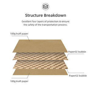 Busta Imbottita in Carta Kraft JifBag Compostabile <span class=keywords><strong>con</strong></span> Doppio Strato di Protezione Autosigillante per <span class=keywords><strong>Spedizione</strong></span> di Oggetti Fragili - Product Image 5