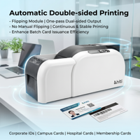 Imprimante de cartes PVC couleur professionnelle HiTi CS-270e 300x600dpi avec Ethernet, la meilleure valeur pour les petites et moyennes entreprises, en stock