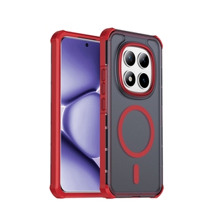 Funda Protectora para Teléfono Xiaomi <span class=keywords><strong>Redmi</strong></span> <span class=keywords><strong>Note</strong></span> 15 Pro Pro+ 5G con Cuatro Esquinas con Airbag Anti-caída, Lente Metálica, <span class=keywords><strong>Carga</strong></span> Inalámbrica Magnética - Product Image 1