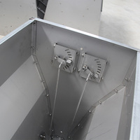 Mangeoire automatique neuve en acier inoxydable 201 pour porcelets - Mangeoire à double face robuste pour élevage de porcelets