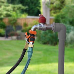 Válvula desviadora metálica de doble vía tipo Y para jardín, junta de tubería de agua de 16 bar para riego y regar flores - Product Image 1