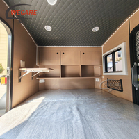 WECARE Mini-caravane tout-terrain Teardrop avec porte-bagages de toit et auvent, camping-car léger pour le camping d'aventure