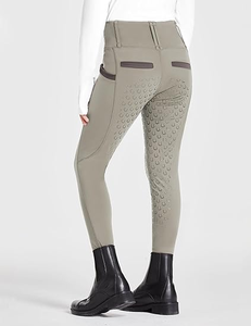 Leggings de Equitación para Niños, Aprobados por Escuelas de Equitación, de Cintura Alta, con Asiento Completo y Bolsillos con Cremallera - Product Image 2