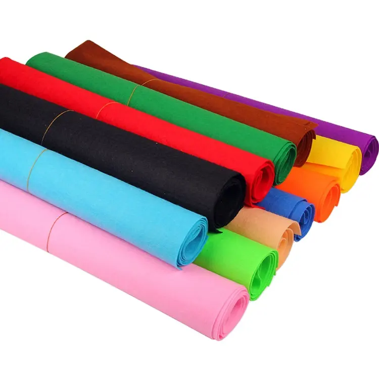 Kain Felt RPET Daur Ulang 1Mm/2Mm/3Mm/4Mm/5Mm Kain Kain Felt Jahit Kain untuk Industri