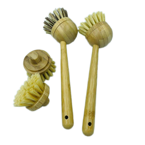 Eco All Nature Household Kitchen Bamboo <strong>Bottle</strong> <strong>Brush</strong> Dish Clean Vegetable Potato Pan Scrub <strong>Brushes</strong> - Product Image 2