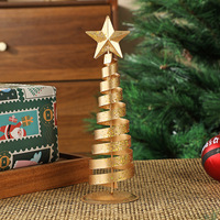 Sapin de Noël en fil métallique de style vintage, best-seller, avec étoile sur le dessus