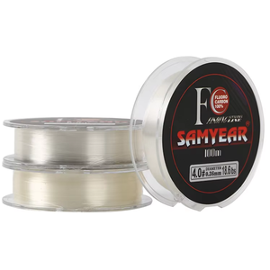 สายเอ็นตกปลาฟลูออโรคาร์บอน 50 ม. 100 ม. 100% สายเอ็นตกปลาแบบโมโนฟิลาเมนต์ สายเอ็นตกปลาแบบจม โปร่งใส สายหลัก สายรอง ทนต่อการขัดถู สายเอ็นตกปลาฟลอร่าคาร์บอน - Product Image 4