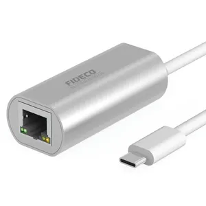 FIDECO Firewire 3.1 USB-C-Netzwerk-LAN-Hub zu Rj45 30 3.0 Gigabit USB 10 100 100 MBit/s Ethernet-Adapter