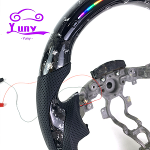 <span class=keywords><strong>Volante</strong></span> de Fibra de Carbono Forjado Personalizado para Nissan con LED RPM para Nissan 370 370z <span class=keywords><strong>Nismo</strong></span> Z34 Diseño Estilo Racing - Product Image 4