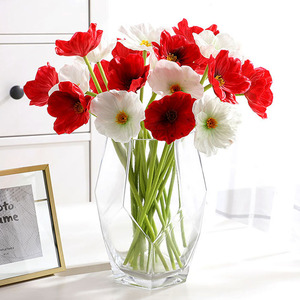 Hot-bán PU Chất liệu thuốc phiện hoa nhân tạo cho trang trí - Product Image 2