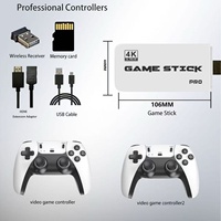 Console de jeu portable M15 pour deux joueurs, manette de jeu rétro, contrôleur sans fil 2.4G, mini console de poche, sortie HD 4K, plus de 35 000 jeux