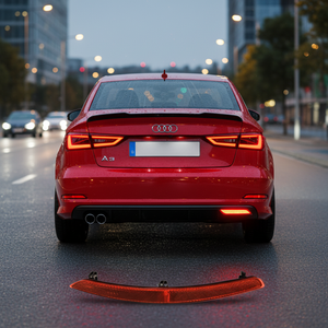 VALEA AUTO PARTS Right Rear Bumper <b>Lighting</b> <b>Reflector</b> for Audi A3 Sedan 2013-2016 New Condition OE 8V5945106A - Product Image 3