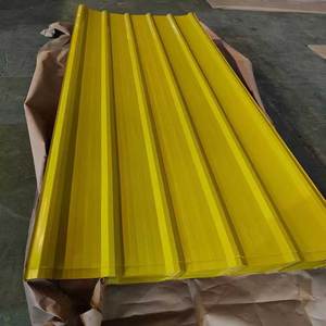 แผ่นเหล็กชุบสังกะสีแผ่นเหล็กชุบสังกะสี Z90แผ่นเหล็กชุบสังกะสีแบบลูกฟูกสำหรับมุงหลังคา - Product Image 5
