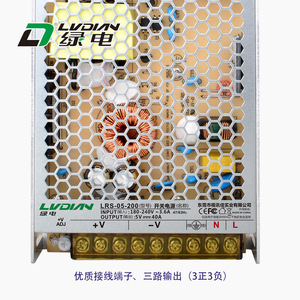 Fuente de Alimentación Conmutada LRS 5V 40A LRS 05 200 AC/DC de Salida Única para Iluminación LED - Product Image 1
