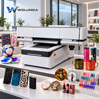 Imprimante UV à plat Wolunda de haute qualité pour l'impression sur acrylique, machine d'impression UV haute vitesse 6090