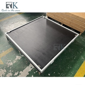 Plateforme de scène en aluminium antidérapante noire pour concerts - Product Image 3
