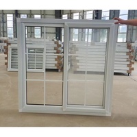 Ventanas corredizas de arco de PVC UPVC de acristalamiento simple y doble personalizadas en tamaños estándar 3*3/4*4