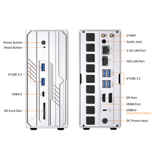 Mini-PC AI-Workstation AMD Ryzen AI <span class=keywords><strong>Max</strong></span>+ 395 Radeon 8060S 16C/32T 128GB LPDDR5X 4x PCIe 4.0 SSD 10G+2.5G LAN OpenClaw <span class=keywords><strong>Computer</strong></span> - Product Image 2
