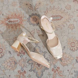 Escarpins à bout pointu et talon fin en daim mat, style noble pour femme, collection printemps-été-automne - Product Image 4