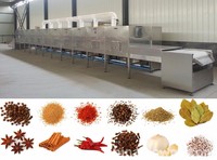 Machine de séchage au micro-ondes industrielle continue pour la transformation alimentaire