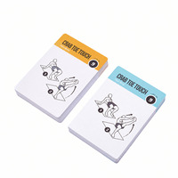 Cartes de jeu écologiques en PVC texturées pour le yoga, le fitness, les étirements et l'apprentissage