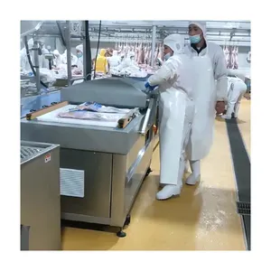 Sottovuoto sacchetti per alimenti per pollo bacchetta sottovuoto macchina sigillatrice per alimenti a doppia camera macchina automatica sottovuoto per alimenti