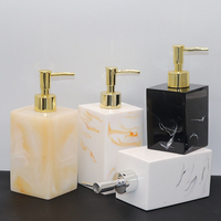 Résine Hôtel Salle De Bains Distributeurs De Savon Liquide Bouteille De Shampooing Vide pour Gel Douche Détergent À Lessive Désinfectant Pour Les Mains Bouteille Pressée