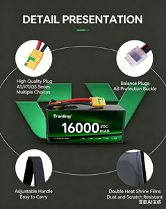 Grosir Baterai Lithium Ion Lipo 14.8V 25C 16000mah 4S Paket Baterai Lipo 15.2V 4S untuk Drone Baterai Isi Ulang - Product Image 3