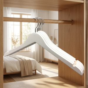 Nuevo Organizador de Ropa, Perchas de Madera para Abrigos, Logotipo Personalizado de Alta Calidad, Gancho de Metal Moderno y Duradero, para Oficina y Hogar - Product Image 5