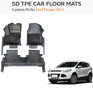for Ford Escape LHD 2015 <b>TPE</b> Floor Mats Custom Fit All Weather Waterproof Heavy Duty Car Floor Liners OEM - Product Image 1