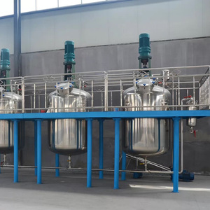 Agitador automático de 50L, máquina mezcladora cosmética para pegamento de fusión en caliente, revestimiento de reactor químico para proyectos llave en mano de bandas de bordes - Product Image 1